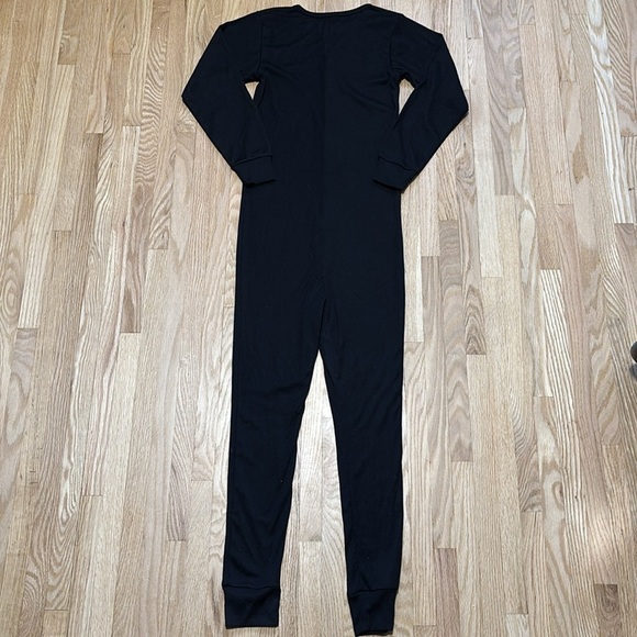 Sherwood Junior One Piece Base Layer with Zipper Black Youth Medium - Picture 5 of 5